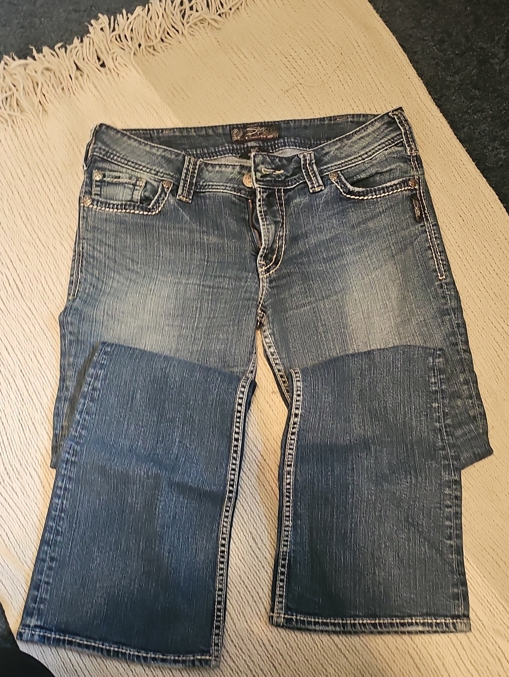 Silver Suki Surplus Jeans Women's Blue Boot Cut Jeans